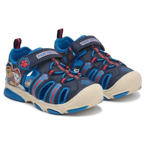 Paw Patrol Toddler Little Kid Light Up Monkey Caged Hook Loop Water Sandals 8 - Picture 1 of 7